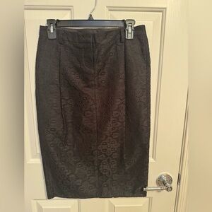 Poleci Women’s Black Lace Pencil Skirt